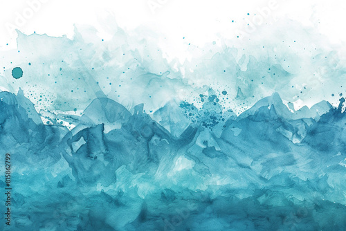 Blue teal watercolor paint splash --ar 3:2 --style raw - Image #4 @Ammar Malik photo