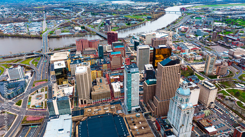 Photos High buildings in the center of Hartford, Connecticut, USA