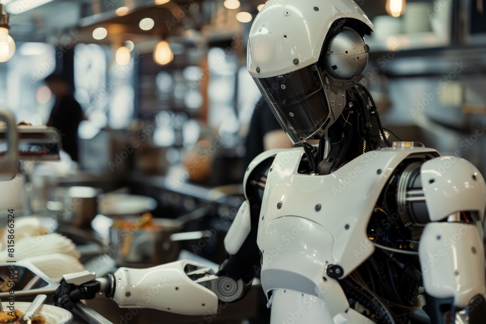 Humanoid robot that becomes a celebrity chef Humanoid robot that becomes a celebrity chef