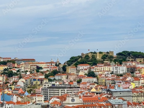 Lisbon, sunset, Portugal, Lisbon sunset, red roofs, landscape, streetcar, beautiful view, beautiful Lisbon, Lisboa