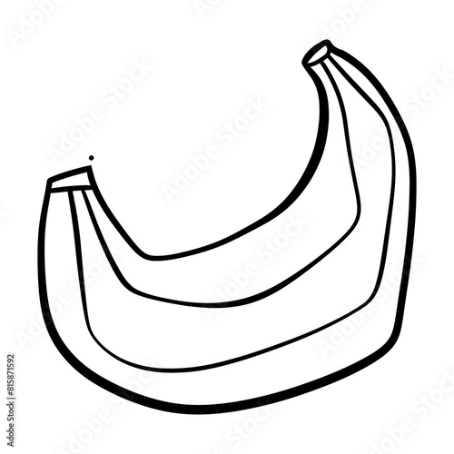 Bild auf Leinwand Experience freshness with this vibrant banana! Perfect for packaging design, product advertising, and web graphics, grabbing attention and whetting appetites