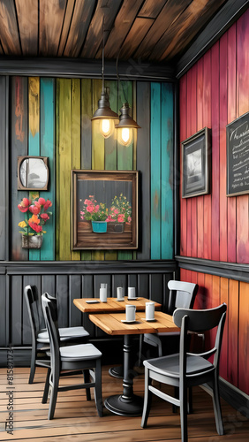 Cafe Restaurant Pub Bar Interior © esinesra