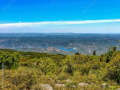 Picota, Reservoir Barragem de Odelouca, Panorama, panoramic view, Monchique, Portugal photo