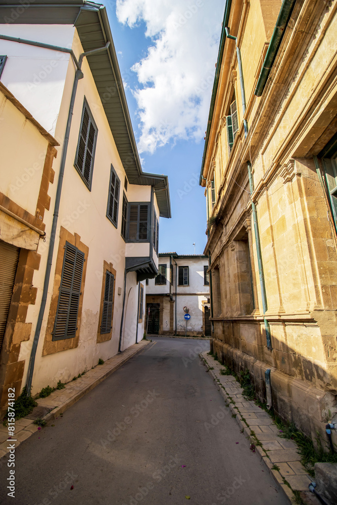 Historical street view in the Lefkosa Cyprus Historical street view in the Lefkosa Cyprus