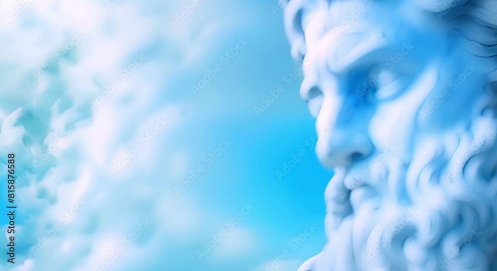 The Marble Statue of Zeus: King of Gods in Greek Mythology, Also Known ...