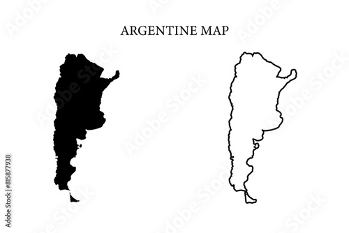 Argentine region map
