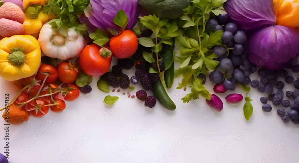 Fresh produce displayed on a white background. Concept Produce Photography, White Background, Fresh Vegetables, Food Styling Fresh produce displayed on a white background. Concept Produce Photography, White Background, Fresh Vegetables, Food Styling