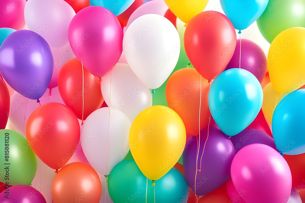 Colorful party-like balloon Colorful party-like balloon