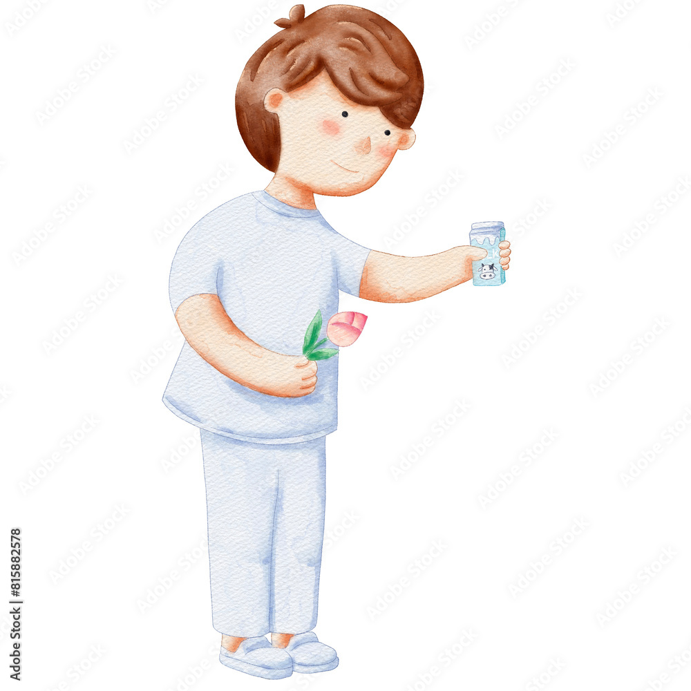 Man offering alm food to the monk watercolor illustertion for card website, application, printing, document, poster design, etc. Man offering alm food to the monk watercolor illustertion for card website, application, printing, document, poster design, etc.
