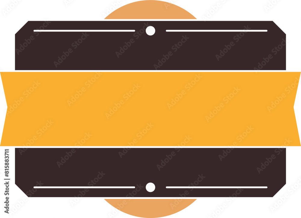 Rectangle Badge Logo Design Element Vector Rectangle Badge Logo Design Element Vector