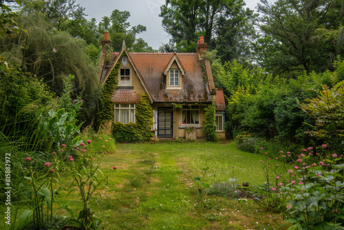 a house in the garden