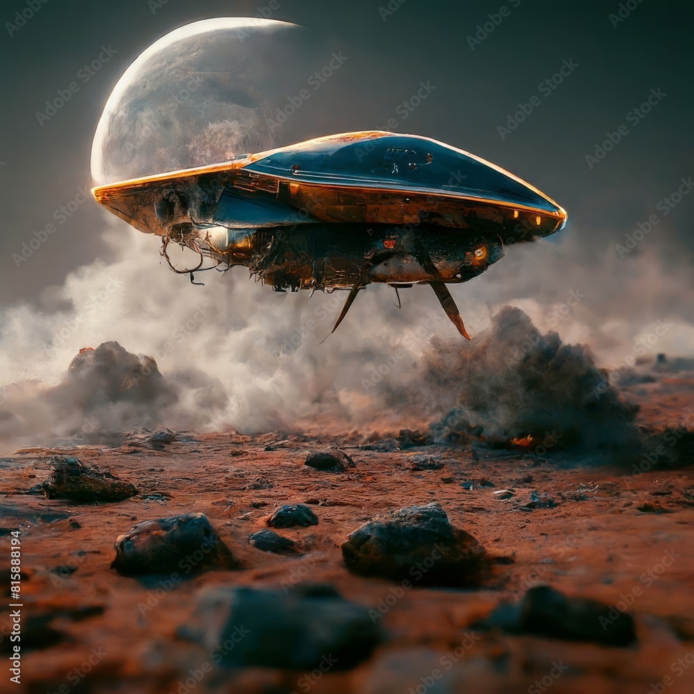 spacex starship rocket designed by spacex landed on a mars with realistic nighttime landscape, smoke and dust spacex starship rocket designed by spacex landed on a mars with realistic nighttime landscape, smoke and dust