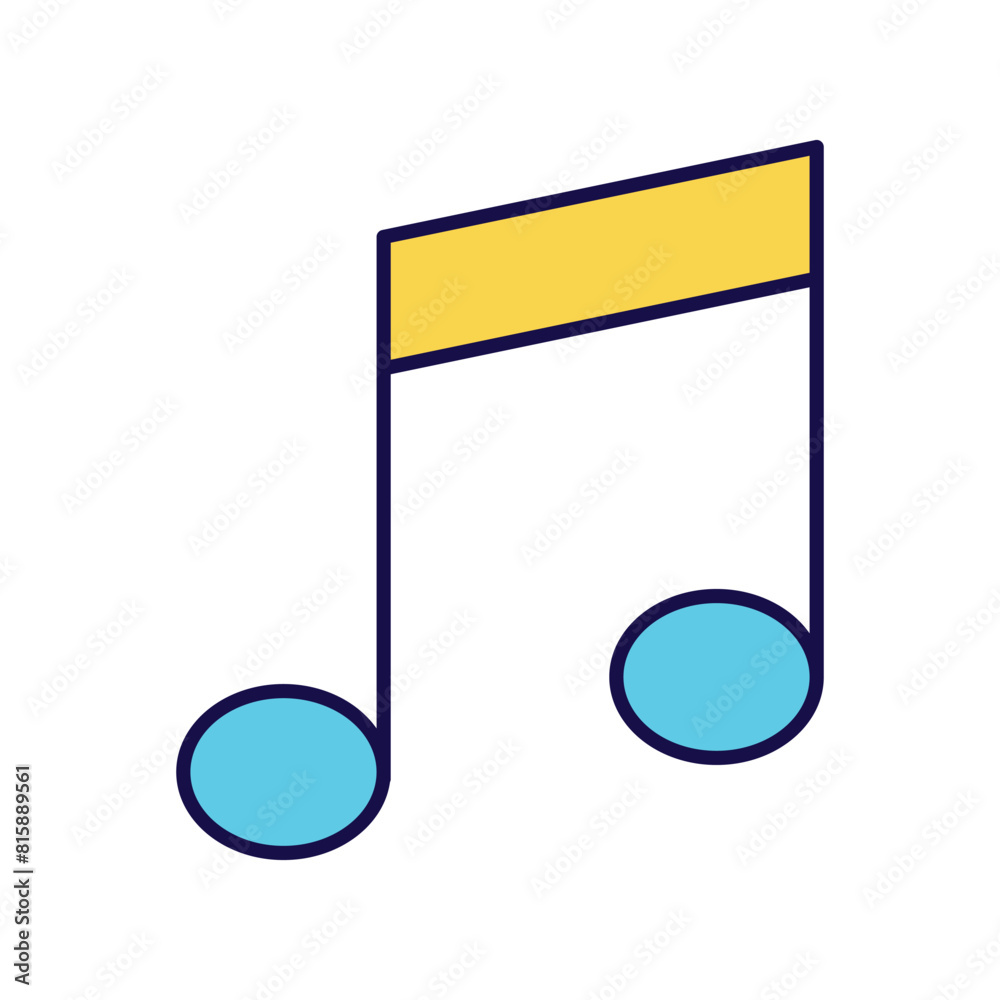 music icon with white background vector stock illustration music icon with white background vector stock illustration