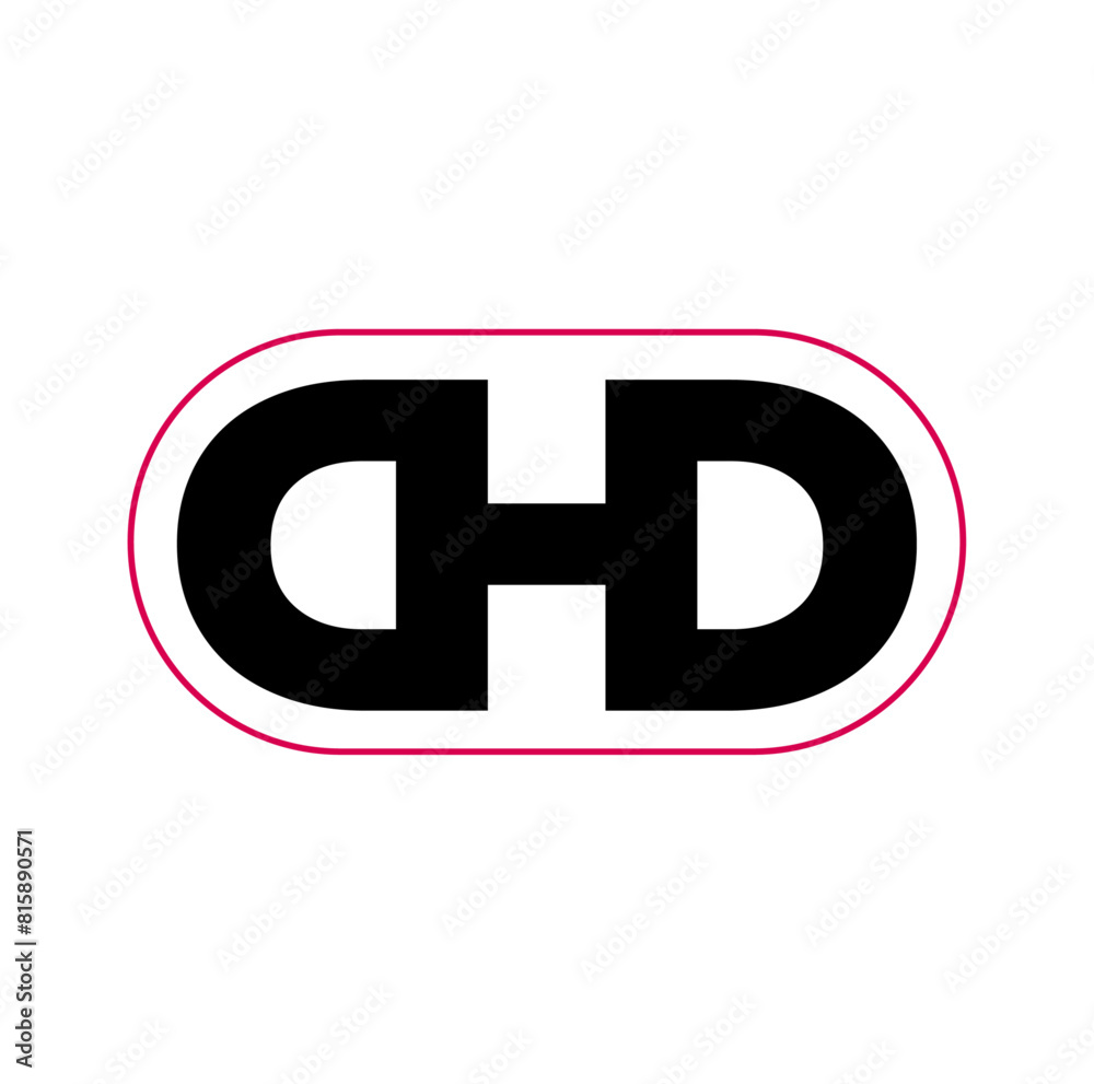 Fototapeta premium DHD brand monogram