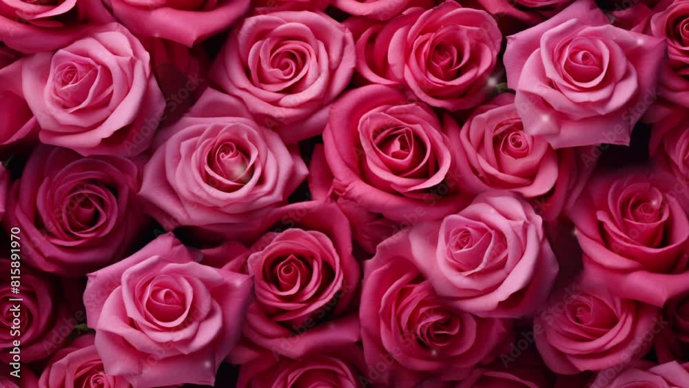 Beautiful red and pink bloom roses. Looks sparkling and fresh. 4K HD video background tile wallpaper. Beautiful red and pink bloom roses. Looks sparkling and fresh. 4K HD video background tile wallpaper.