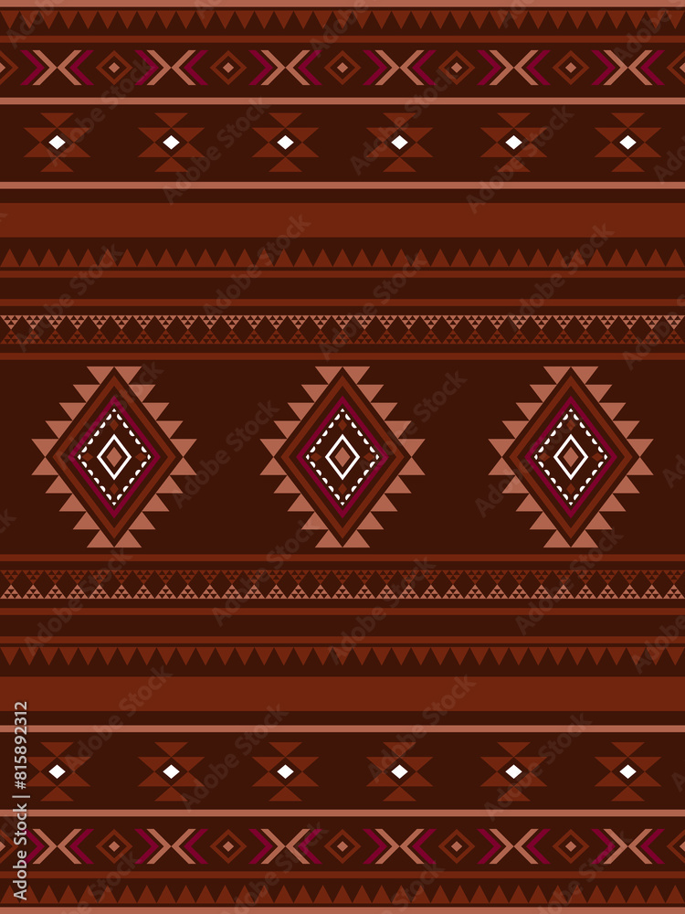 Navajo aztec southwest geometric seamless pattern fabric colorful design for textile printing Navajo aztec southwest geometric seamless pattern fabric colorful design for textile printing