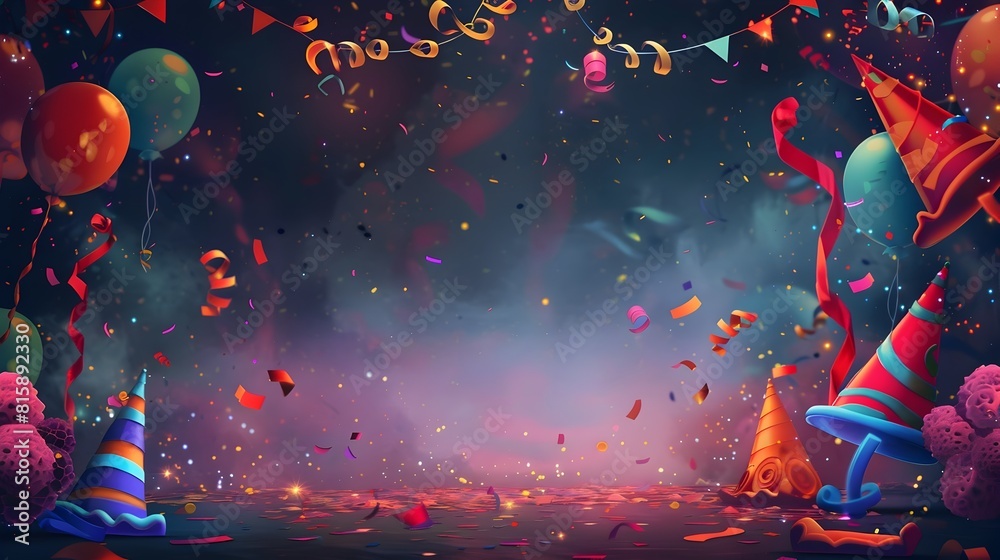 Vibrant of Color and Light in the Night Sky Vibrant of Color and Light in the Night Sky