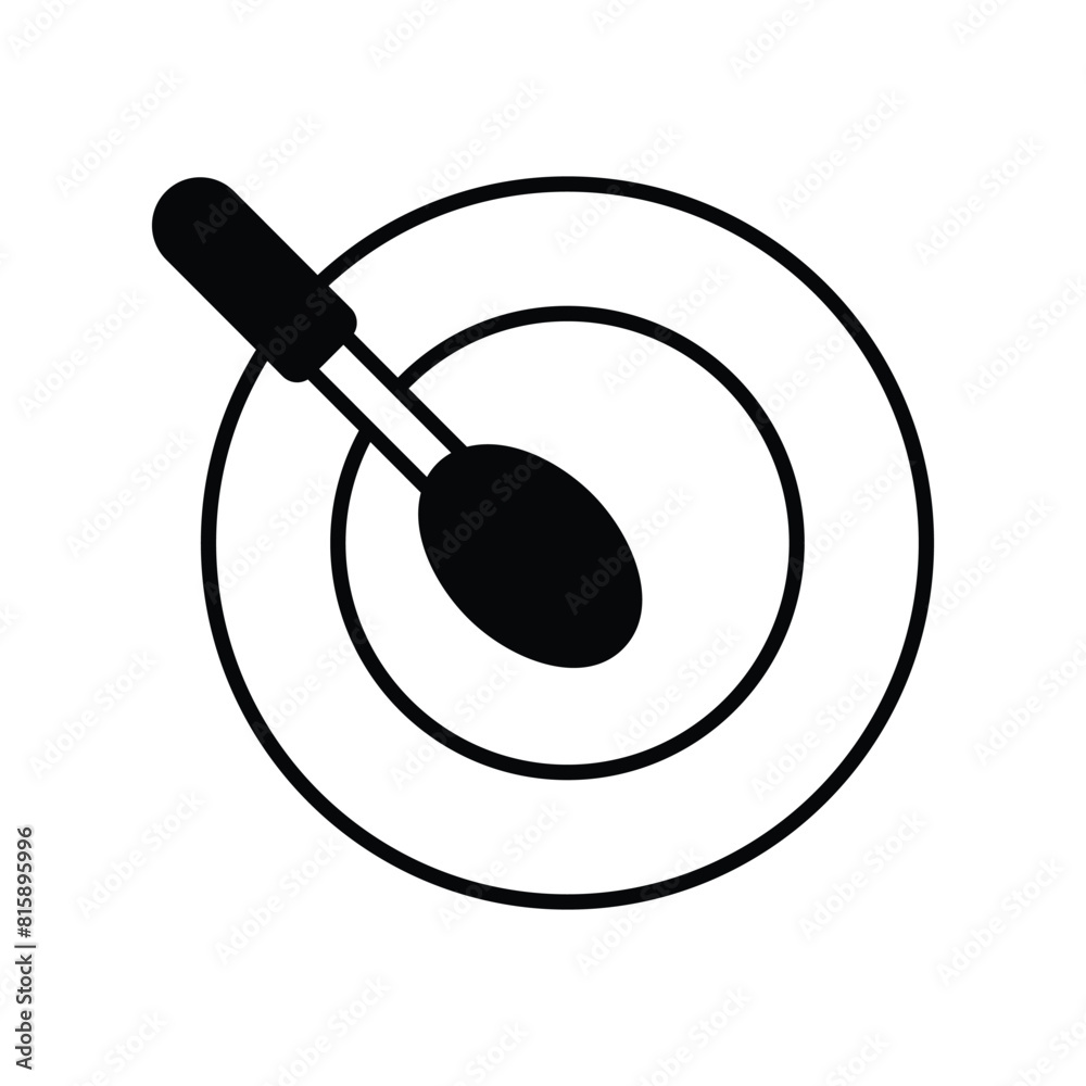meal icon with white background vector stock illustration meal icon with white background vector stock illustration