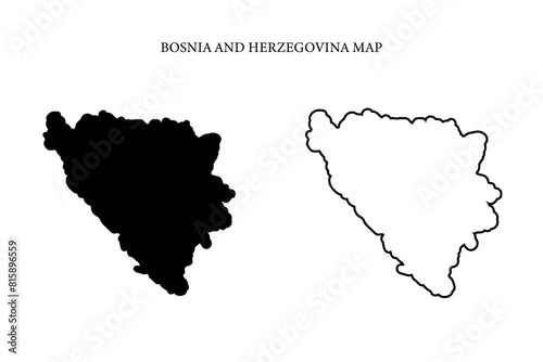 Bosnia and Herzegovina region map