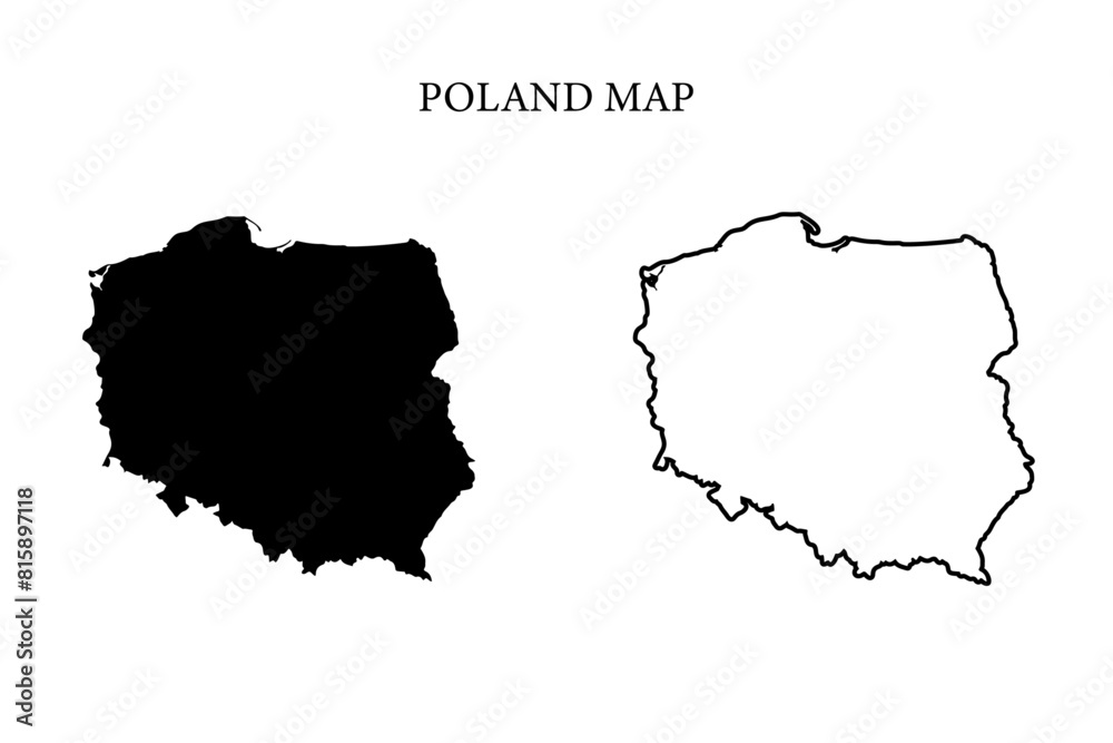 Poland region map Poland region map