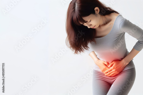 Women's pain in the uterus photo
