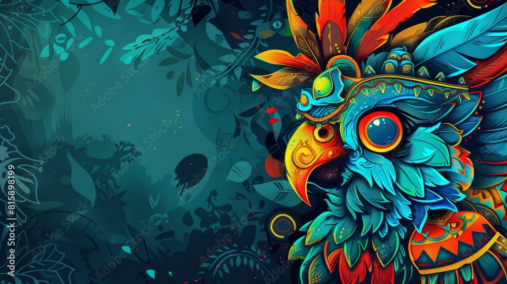 An ornamental, stylized twitter bird appears in the brochure template An ornamental, stylized twitter bird appears in the brochure template