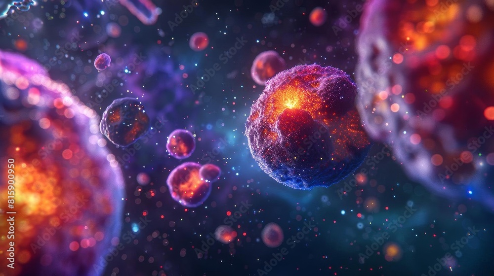 Hightech visualization of biological cells Hightech visualization of biological cells