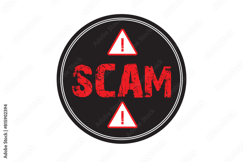 scam vector illustration, danger, rubber stamp, scam vector illustration, danger, rubber stamp,