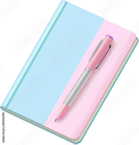 notebook and pen