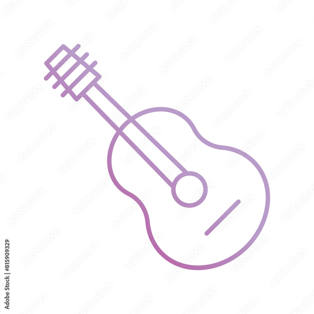 guitar icon with white background vector stock illustration guitar icon with white background vector stock illustration