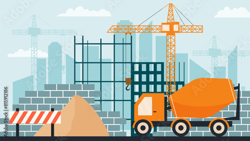 under construction site