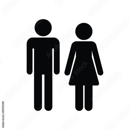 man and woman icon husband and wife family couple symbol