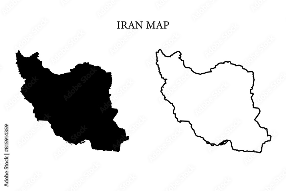 Iran region map