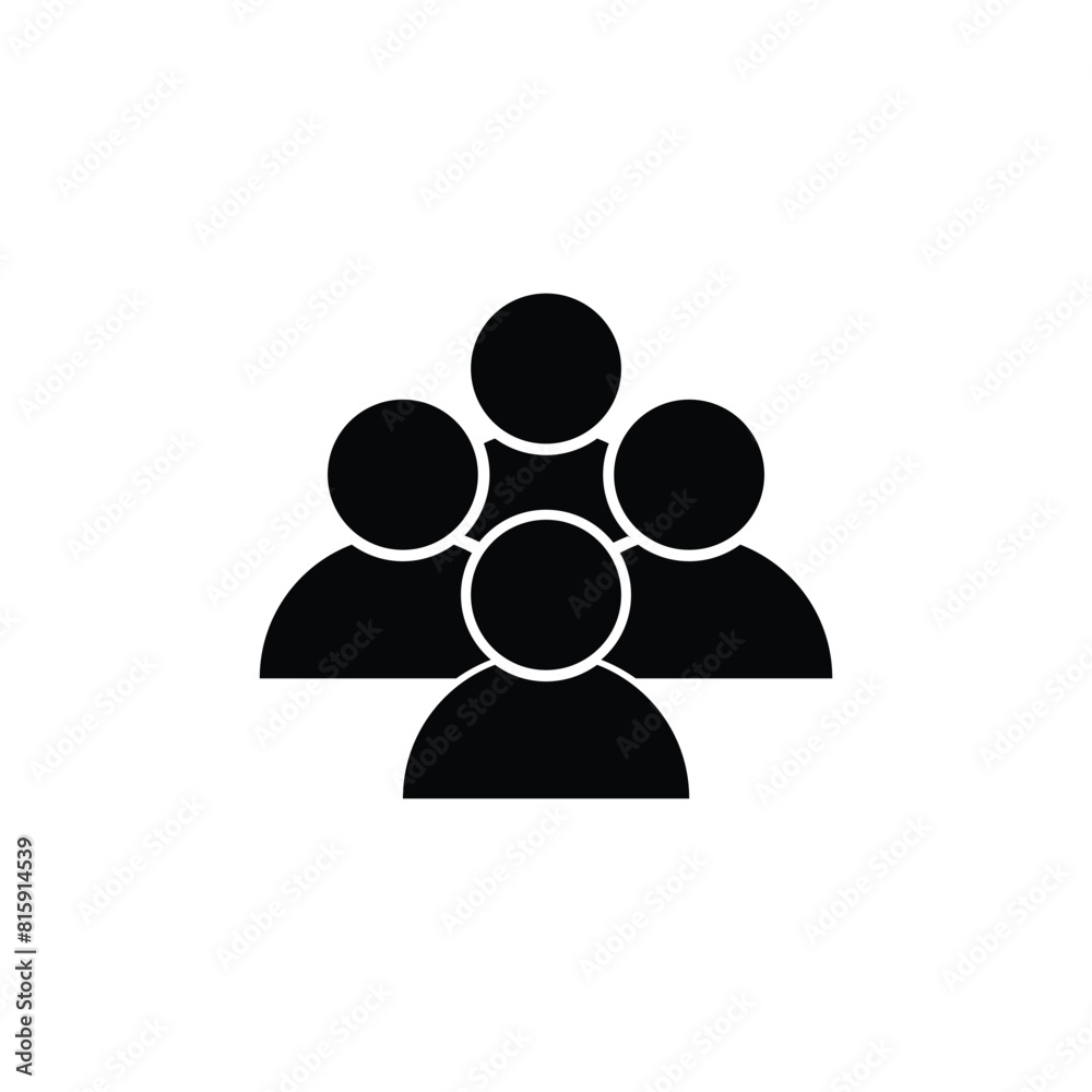 group of people icon symbol 4 men group of people icon symbol 4 men