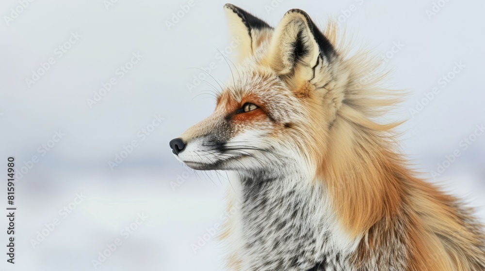 Detailed fox illustration with a painted effect, ideal for wildlife and artistic themes. Detailed fox illustration with a painted effect, ideal for wildlife and artistic themes.