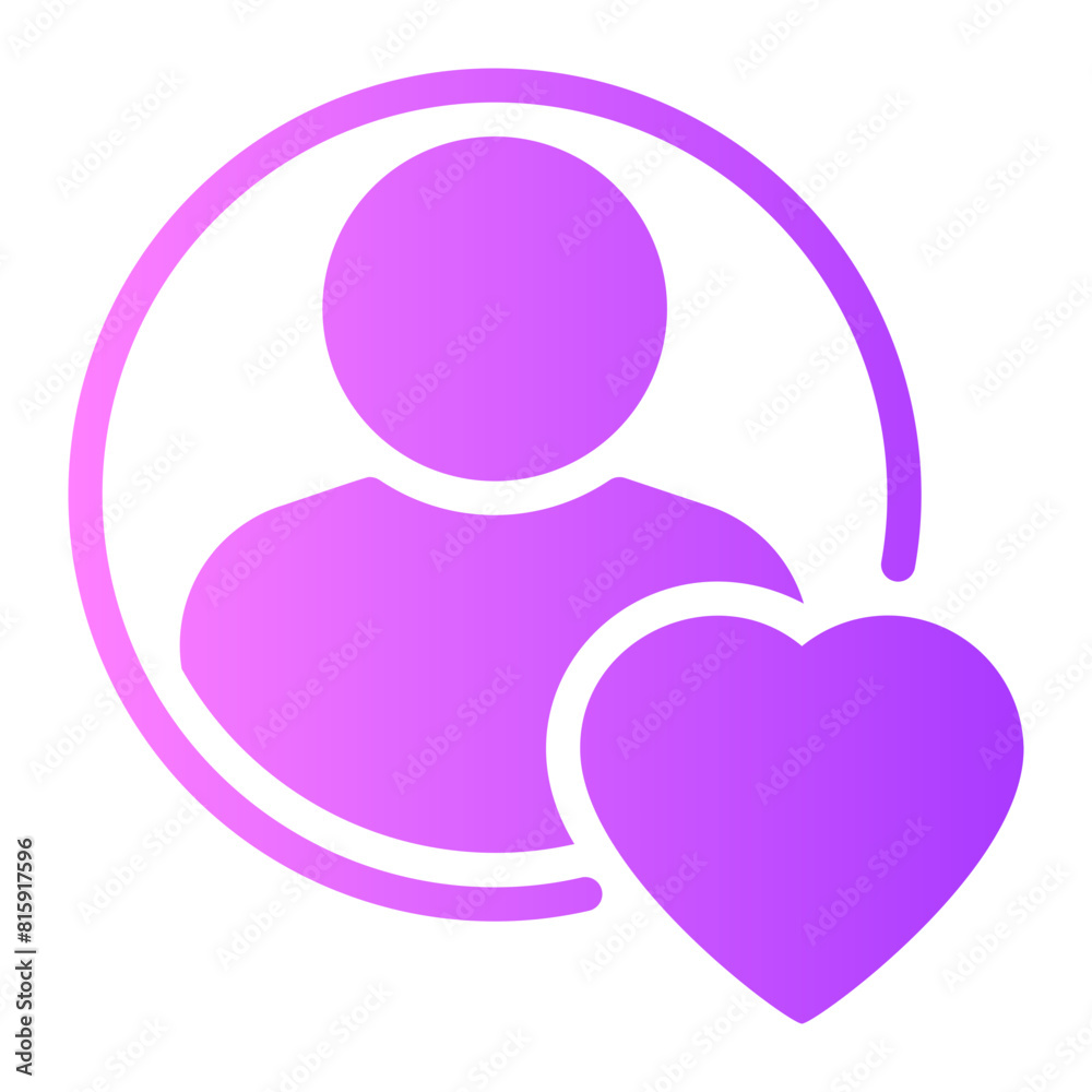 heart gradient icon heart gradient icon
