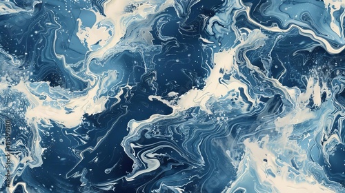 Swirling water pattern design