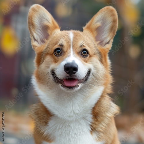 portrait of a Corgi
