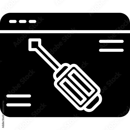 Web Page Repair Icon