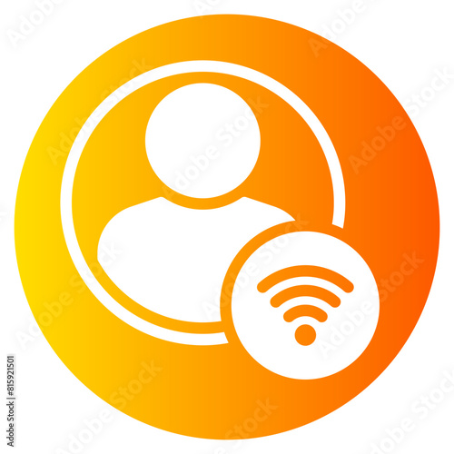 wifi gradient icon