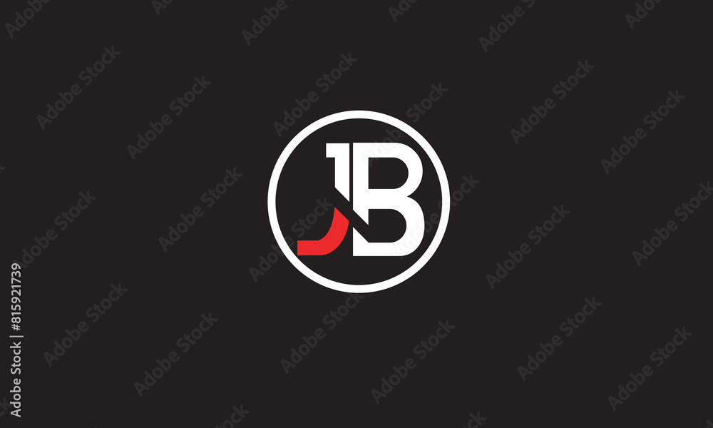 JB, BJ , J , B , Abstract Letters Logo Monogram JB, BJ , J , B , Abstract Letters Logo Monogram