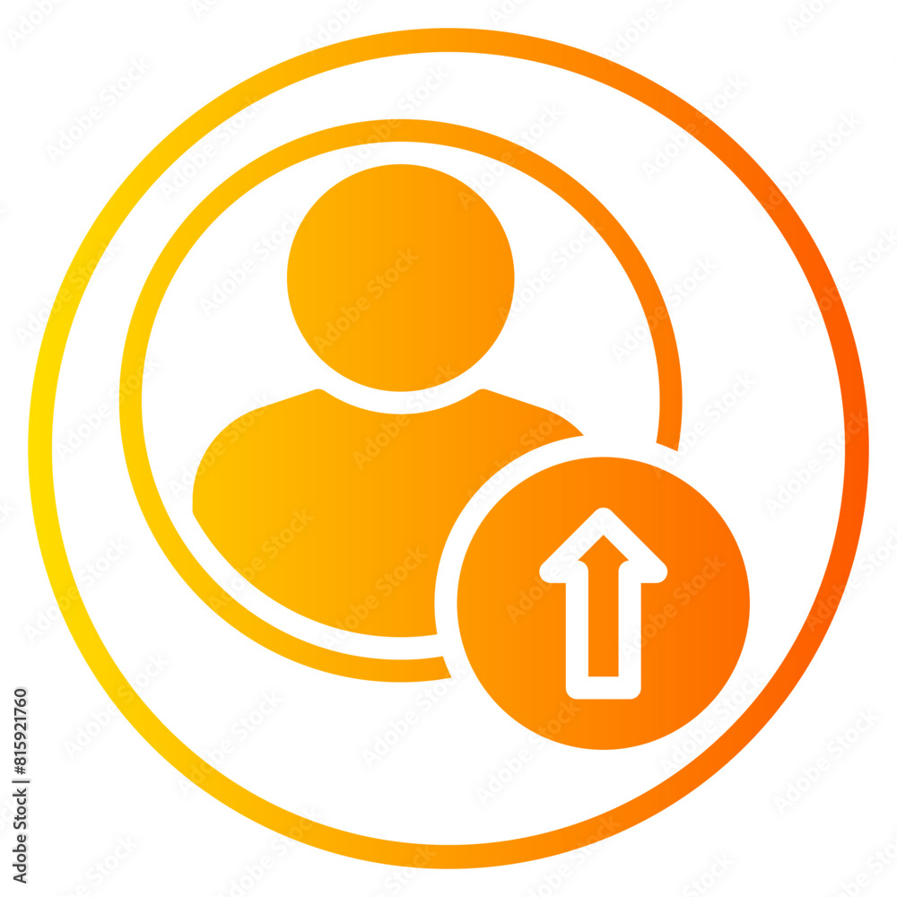 growth gradient icon growth gradient icon