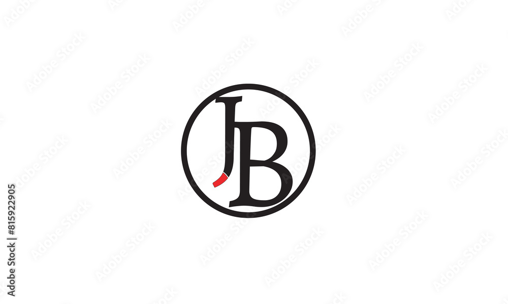 JB, BJ , J , B , Abstract Letters Logo Monogram JB, BJ , J , B , Abstract Letters Logo Monogram