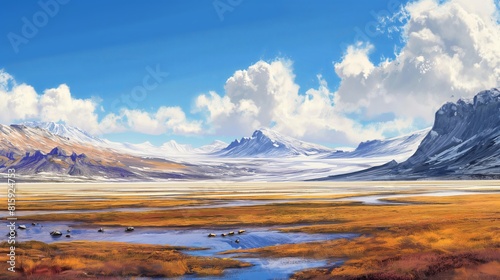 Polar desert a biome with an ice cap climate