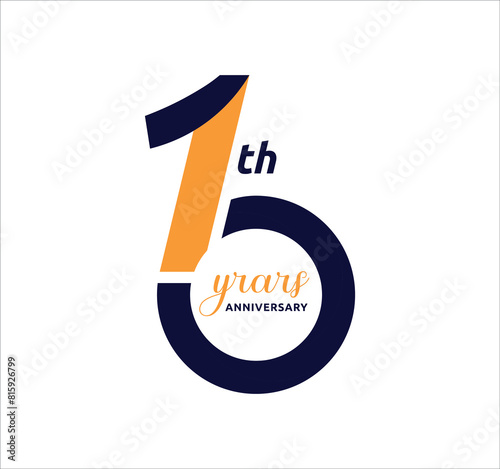 Unique 10th Anniversary Number Design For Celebrate Moment Vector Illustration Template Design