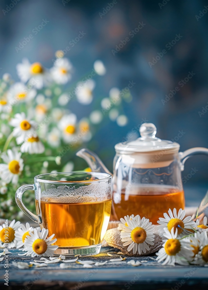 Chamomile Tea with Flowers: Herbal Health and Wellness Chamomile Tea with Flowers: Herbal Health and Wellness