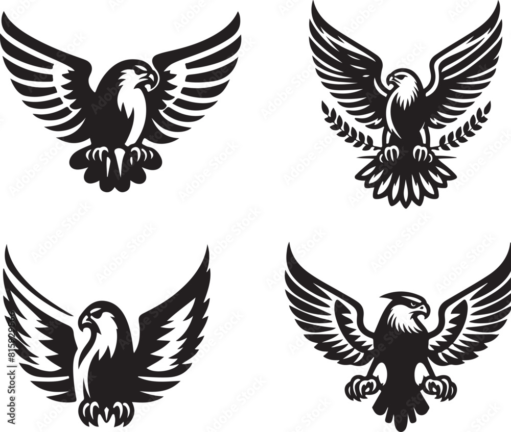 falcon vector ilastration