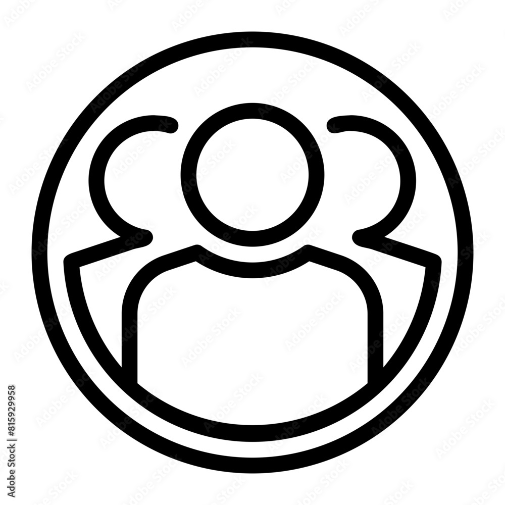 team line icon team line icon