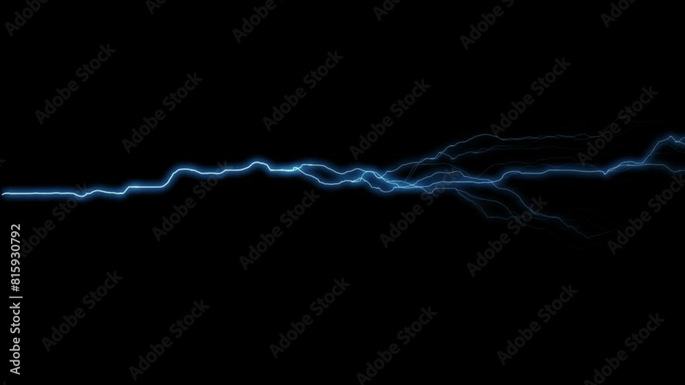 Electric lightning  Bolt Flash Animation