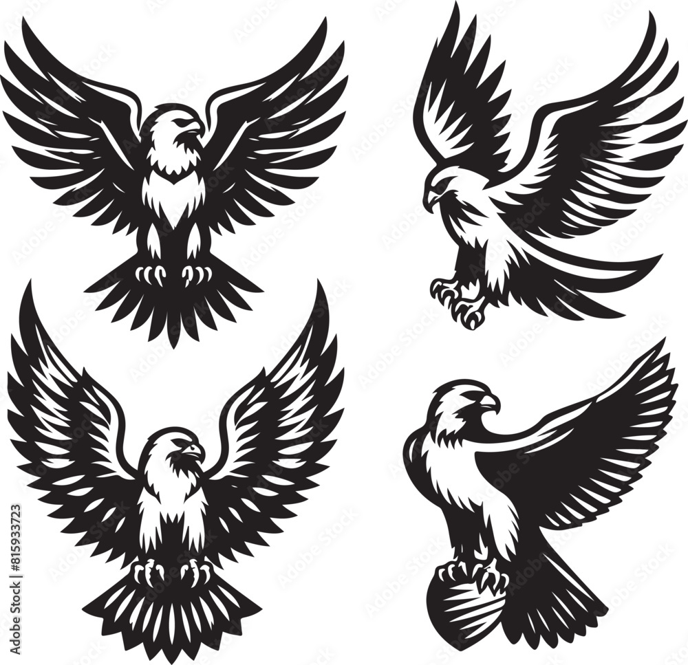 falcon vector ilastration
